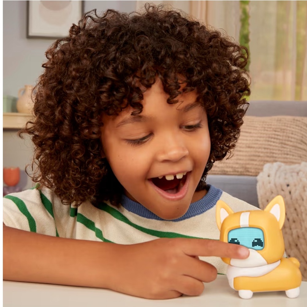 Pixel Petz Interactive Corgi Robot Toy - Yellow